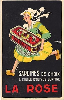 French Advertising Sardines
