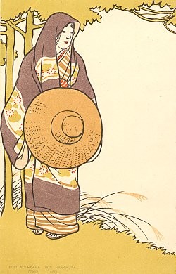 Japanese Woman with Hat
