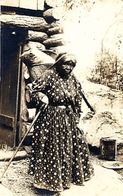 Indian Old Woman Real Photo