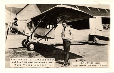 Douglas Corrigan Aviation Real Photo