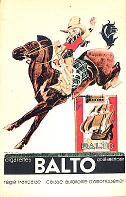 French Cigarette Advertisement