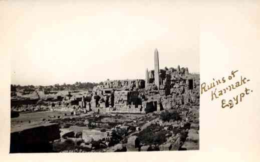 Ruins Egypt Real Photo