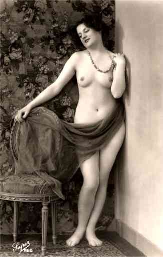 French Risque Nude Real Photo #796