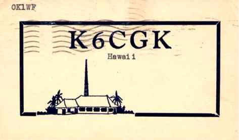 Hawaii Radio K6 CGK