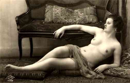 French Risque Nude Real Photo #787