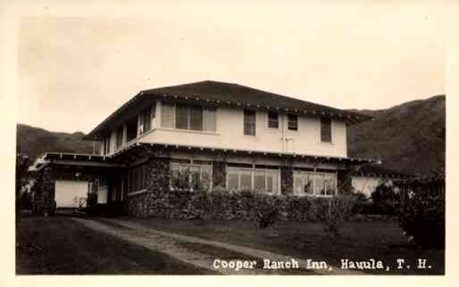 Cooper Ranch Real Photo Hawaii