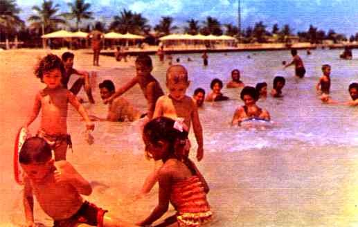 Swimming Children Cuban Propaganda