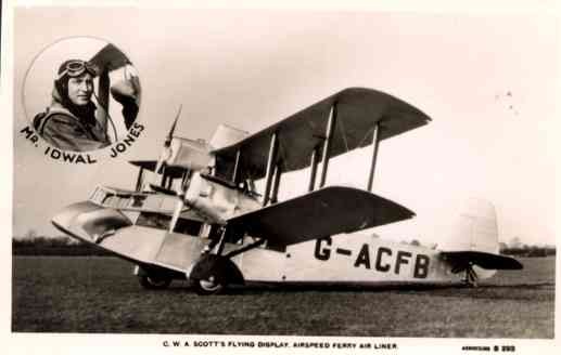 Biplane Jones Real Photo