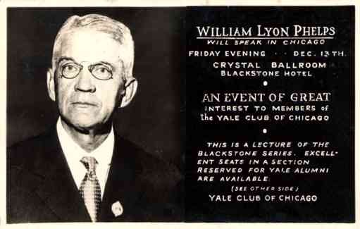 Lyon Phelps Advert Lecture RPPC IL