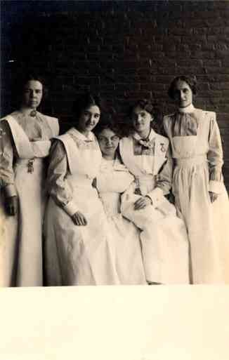 Red Cross Nurses Real Photo WWI