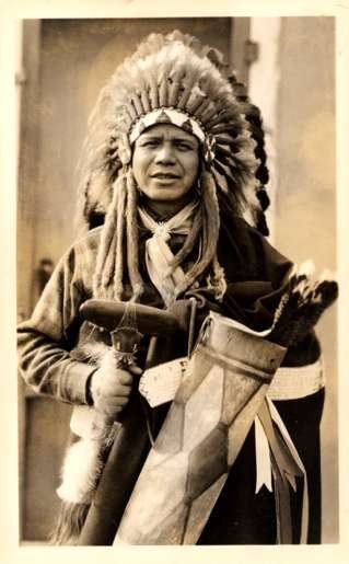 Indian Chief Real Photo