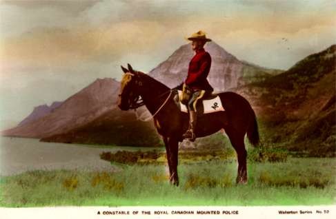 Canadian Mountie Hand-Tinted RP