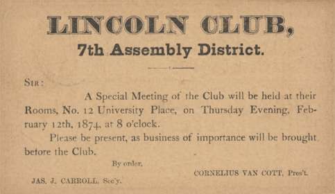 President Lincoln Club Pioneer