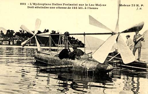 Hydroplane Forlanini Aviation French