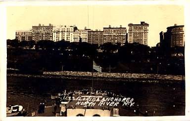 Battleship Florida Real Photo NYC