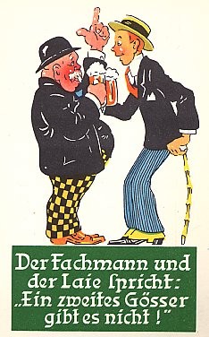 Advert Beer Gosser Comic Austrian