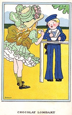 Advert Lombart Chocolate French