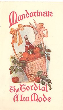Advert Mandarinette Liqueur & Cupid
