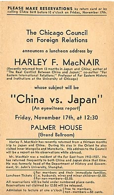 China vs. Japan Lecture IL