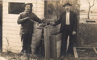 Plumbing Workers Real Photo