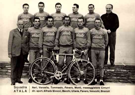 Bicycle Team Real Photo