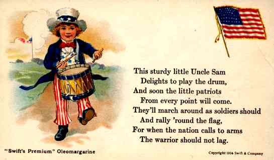 Little Uncle Sam Advert Oleomargarine