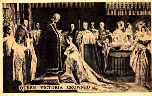 Crowning Queen Victoria