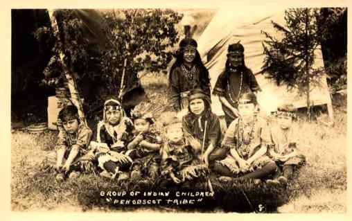 Indian Children Real Photo NJ