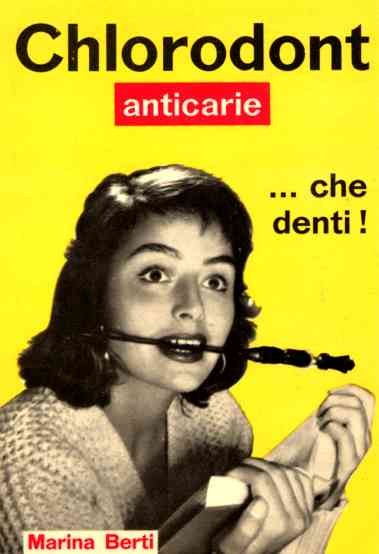 Advert Dental Chlorodont Marina Berti