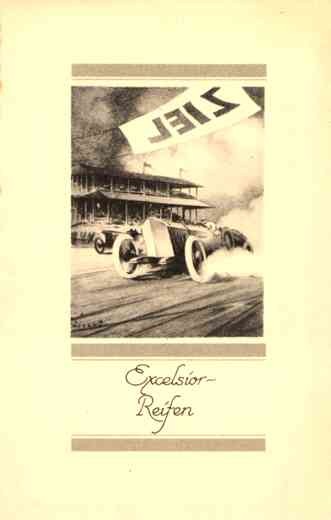 Auto Racing Advert Excelsior