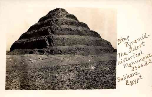 Egypt Pyramid Real Photo