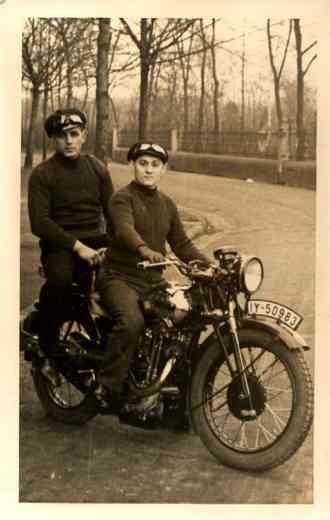 Motorcycle Riders Real Photo