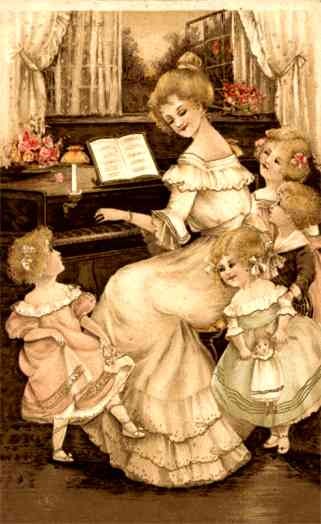 Piano Family Doll Rose