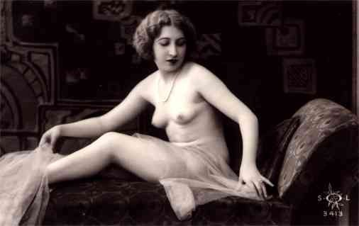 French Risque Nude Real Photo #919