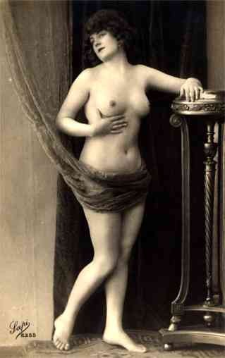 French Risque Nude Real Photo #906