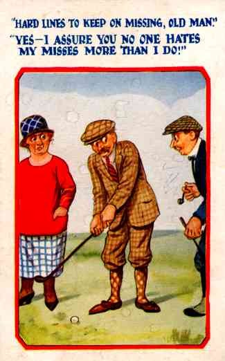 Golf Players Pipe Comic