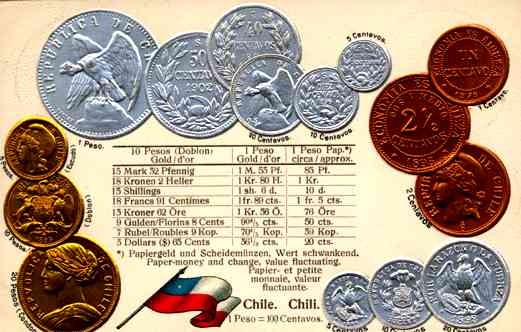 Chile Gold Coins German