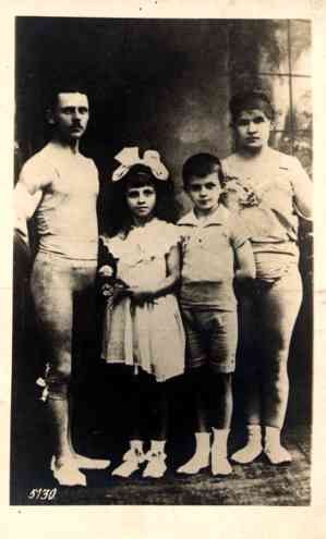 Acrobat Family Real Photo Circus
