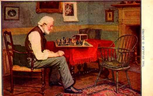 Old Man Chess Game