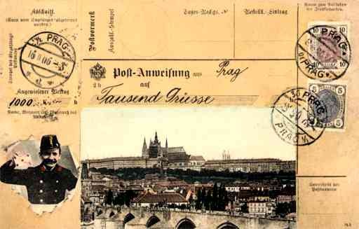 Mailman Czechoslovakia Stamps