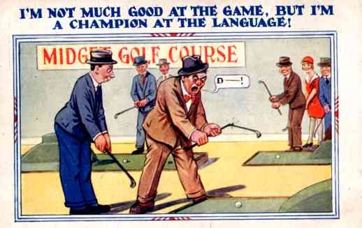 Golf Players Humorous British