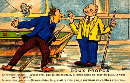 Billiards Humorous French