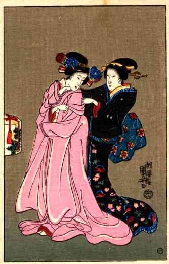 Japanese Art Nouveau Girls