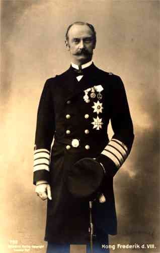 Danish King Frederick Real Photo