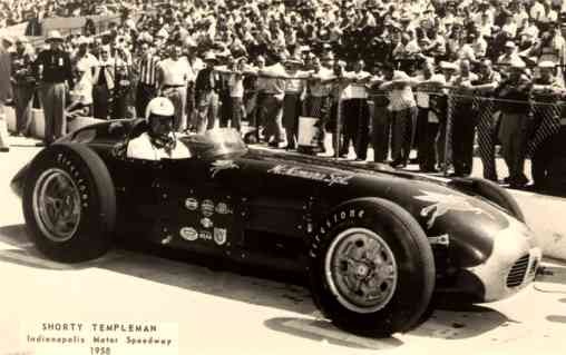 Auto Racing Indy 500 1958 RP