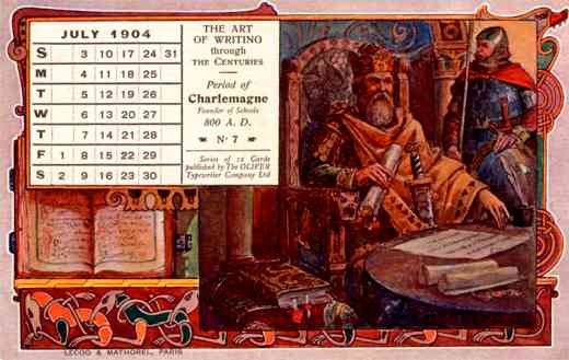 King Knight 1904 Calendar Typewriter