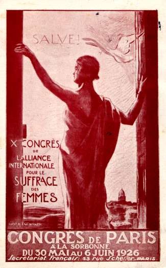 Suffrage Congress 1926 Paris