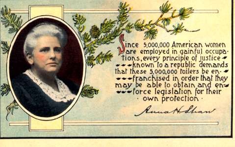 Suffrage Anna H. Shaw