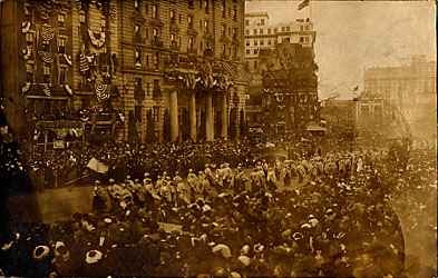 Womens Suffrage March Real Photo