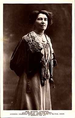 British Woman Suffragist Real Photo